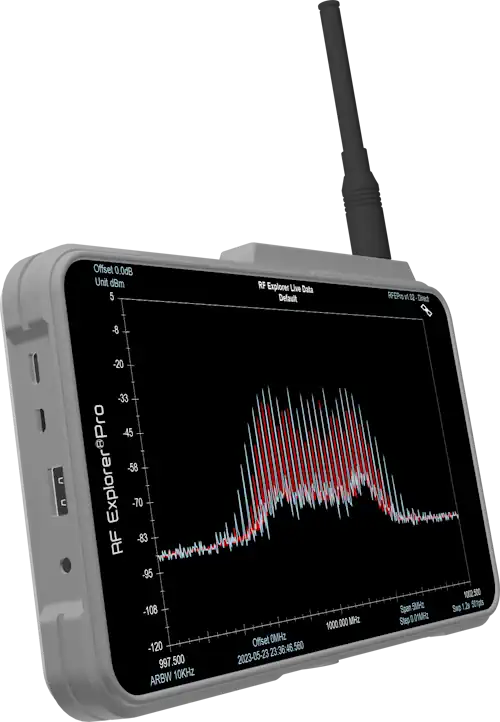 RF Explorer Pro in action Image