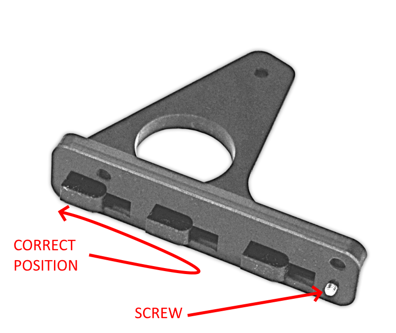Assembled leg