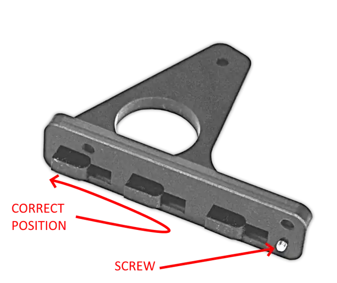 Assembled leg